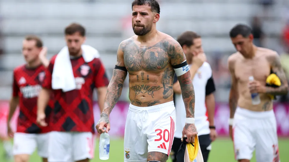 ORLANDO, FLORIDA - JUNE 20: Nicolas Otamendi #30 of SL Benfica departs the pitch following the team's victory in the FIFA Club World Cup 2025 group C match between SL Benfica and Auckland City FC at Inter&Co Stadium on June 20, 2025 in Orlando, Florida. (