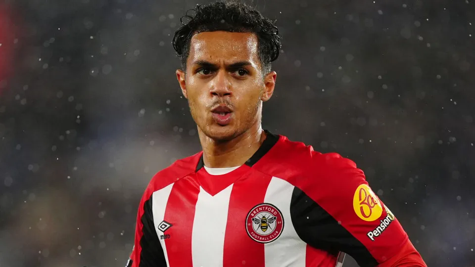 Brentford's Fabio Carvalho during the Premier League match at the King Power Stadium, Leicester. Picture date: Friday February 21, 2025. (Photo by Mike Egerton/PA Images via Getty Images)