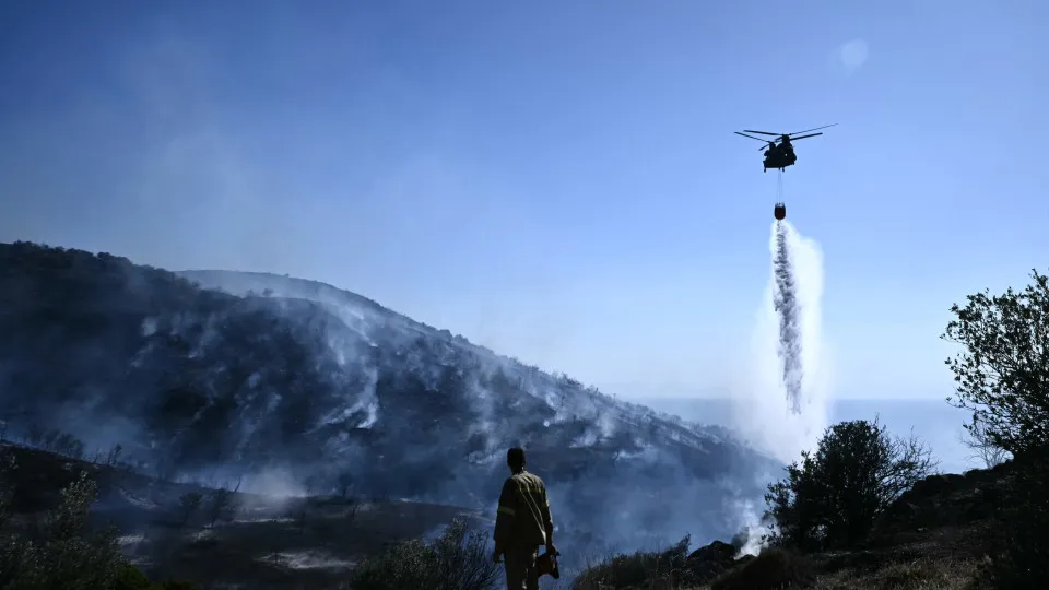 grécia, incêndio, atenas