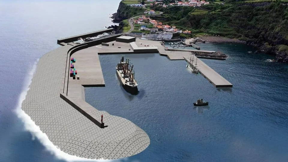 Futuro porto das Lajes das Flores