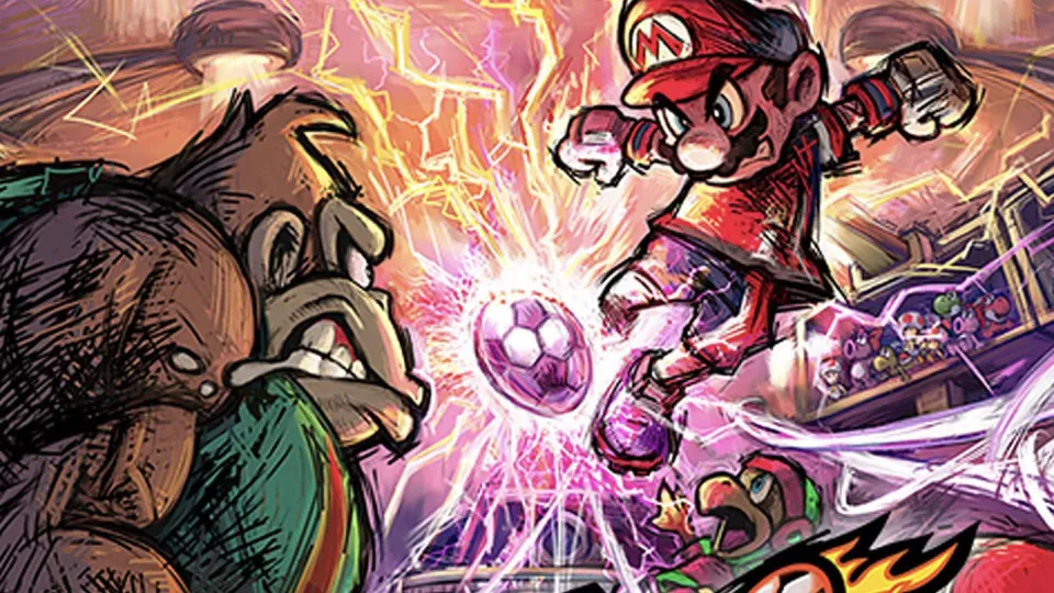 super mario strikers, gamecube, nintendo