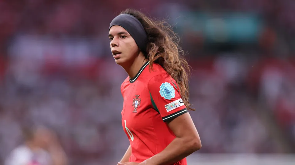 LONDON, ENGLAND - MAY 30: Andreia Jacinto of Portugal  during the UEFA Women's Nations League 2024/25 Grp A3 MD5 match between England and Portugal at Wembley Stadium on May 30, 2025 in London, England. (Photo by Catherine Ivill - AMA/Getty Images)