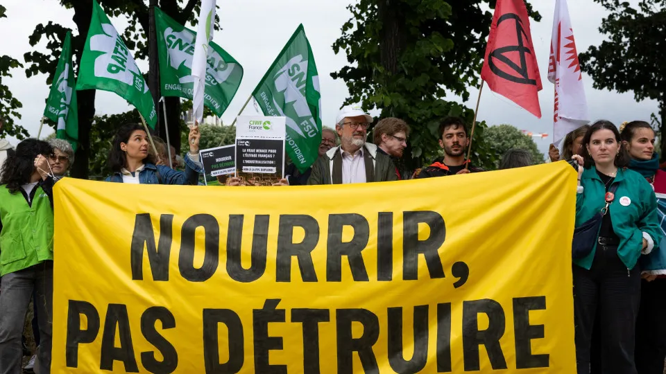 Agricultura, Protesto, França