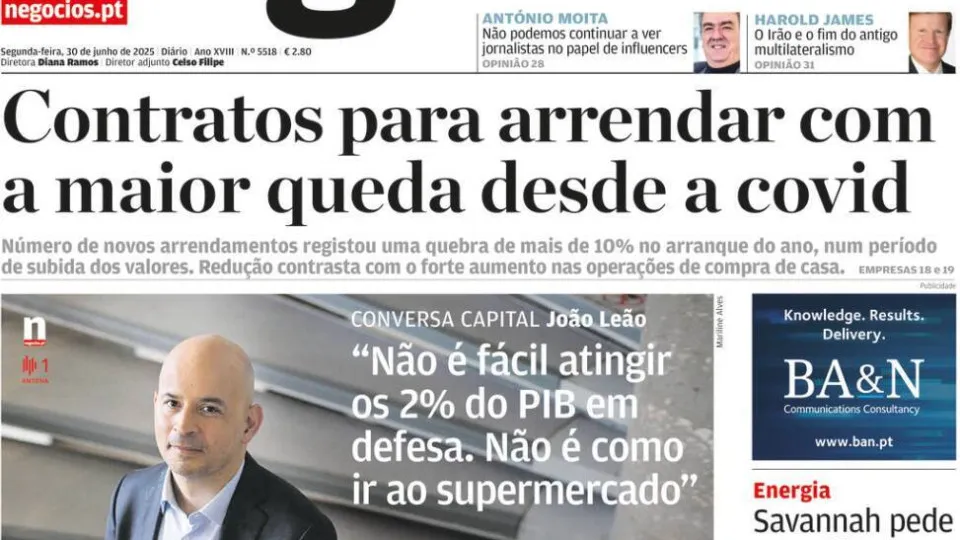 revista de imprensa, 30 de junho de 2025