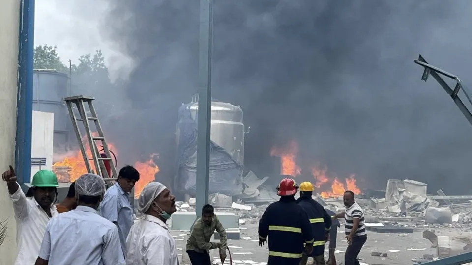 Sangareddy, Índia, explosão, fábrica
