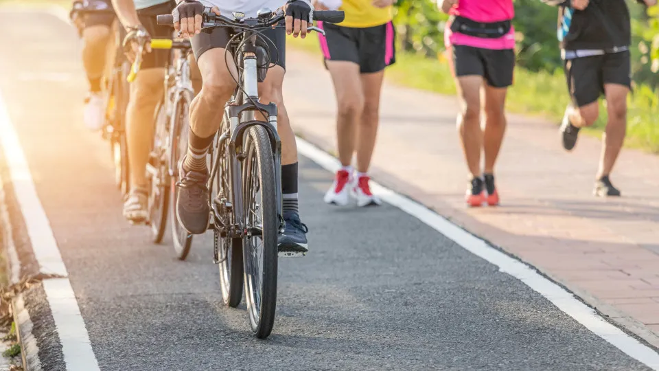 bicicleta, corrida