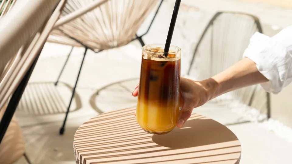 café frio, bebida