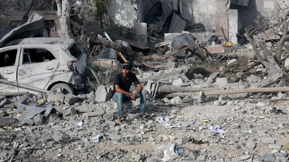 Zawayda, Faixa de Gaza, ataque, escombros