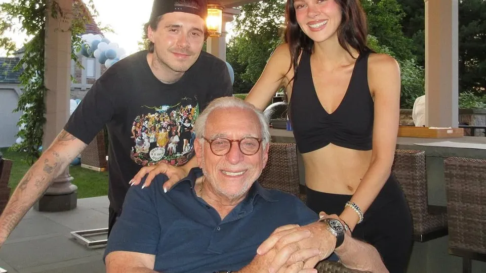Nicola Peltz Beckham, Brooklyn Beckham e Nelson Peltz 
