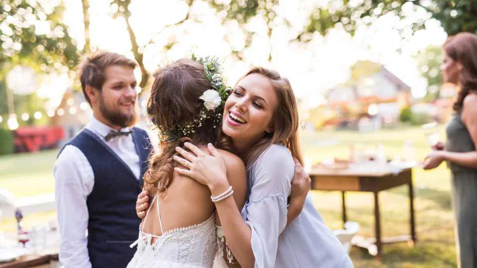 casamento, vestido, noiva, convidados