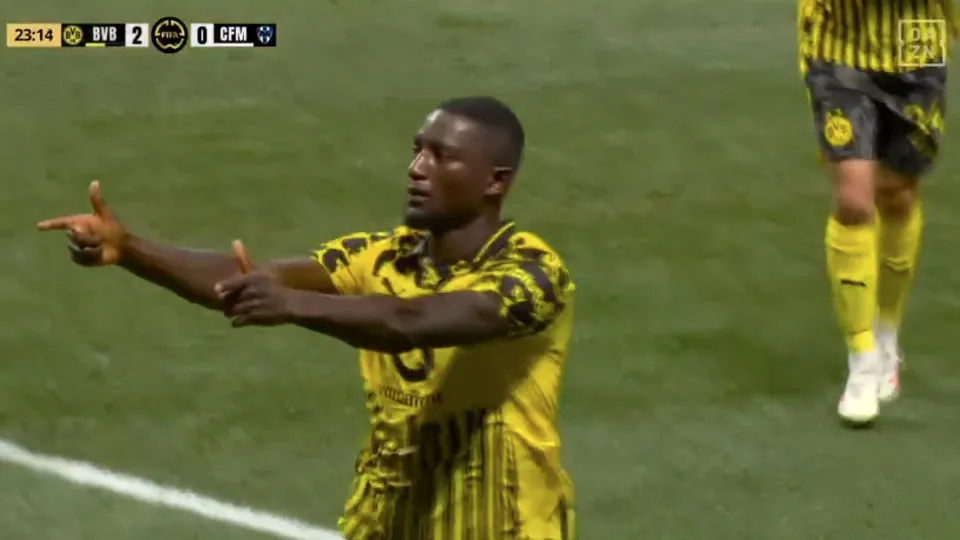 guirassy 2-0 dortmund monterrey
