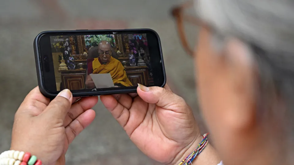 Dalai Lama, tibete, discurso, telemóvel