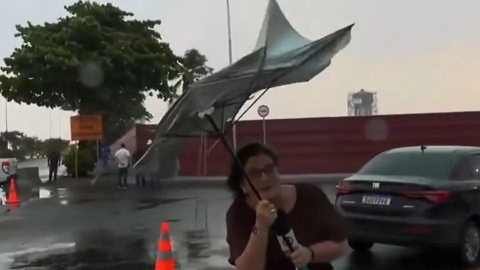 jornalista brasileira, ventania