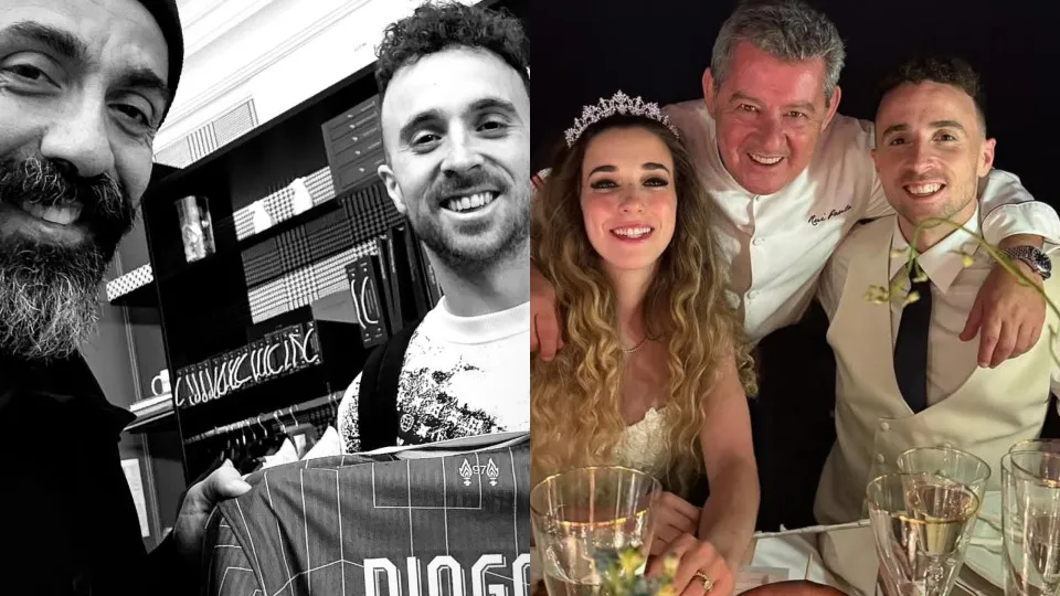 Paulo Battista - chef Rui Paula - Diogo Jota e Rute Cardoso
