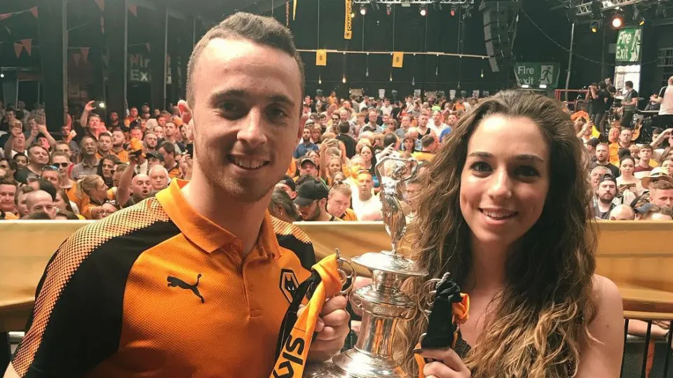 Diogo Jota e Rute Cardoso
