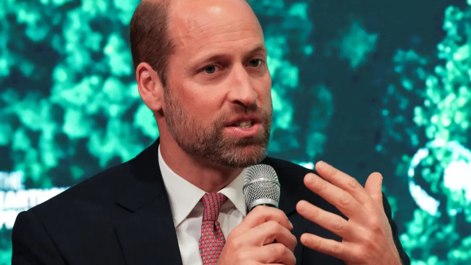 LONDON, ENGLAND - JUNE 24: Prince William, Prince of Wales attends the "Leading with Impact" event, as part of London Climate Action Week at Bloomberg London on June 24, 2025 in London, England. (Photo by Carlos Jasso - WPA Pool/Getty Images)