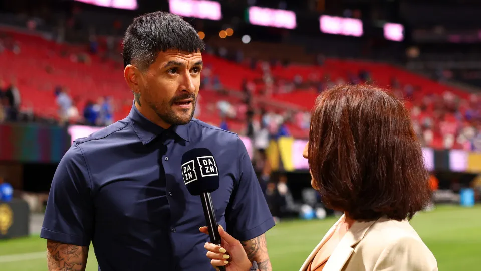 ATLANTA, GEORGIA - JUNE 19: Lucho Gonzalez speaks to the media ahead of the FIFA Club World Cup 2025 group A match between Internacional CF Miami and FC Porto at Mercedes-Benz Stadium on June 19, 2025 in Atlanta, Georgia. (Photo by Chris Brunskill/Fantasi