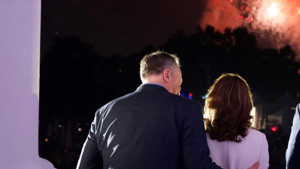 Kamala Harris e marido