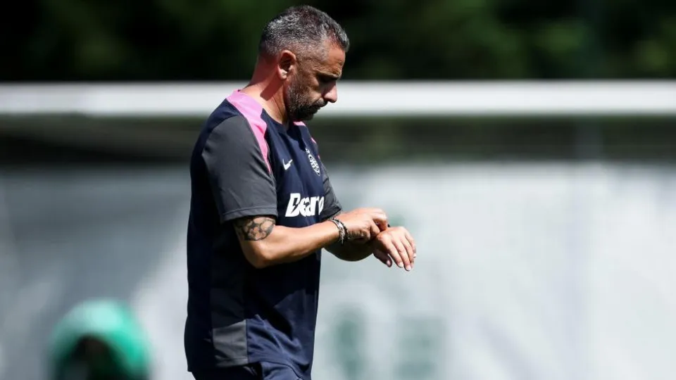 Rui Borges, Sporting, pré-época, treino