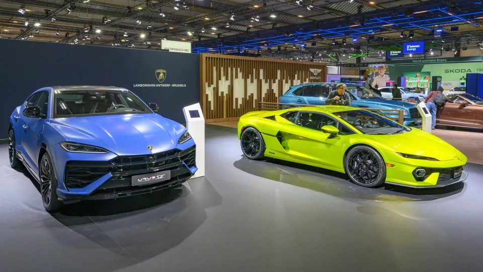 O Lamborghini Urus no Brussels Motor Show 2025.