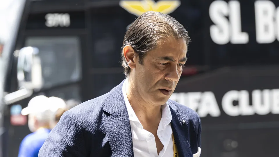 CHARLOTTE, NORTH CAROLINA - JUNE 28: Rui Manuel César Costa President of SL Benfica arrives prior to the FIFA Club World Cup 2025 round of 16 match between SL Benfica and Chelsea FC at Bank of America Stadium on June 28, 2025 in Charlotte, United States. 
