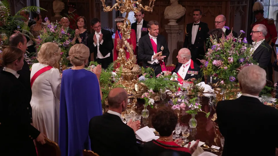 Banquete de Estado/Emmanuel Macron