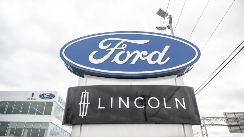 Logótipos da Ford e da Lincoln