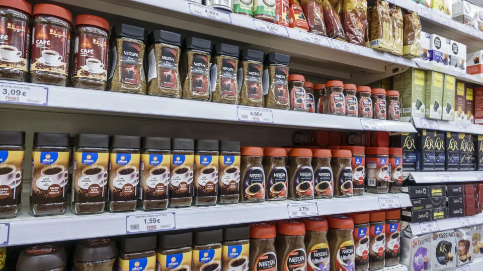café, supermercado
