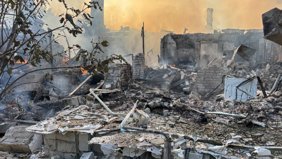 Ataque aéreo em Sumy, Ucrânia