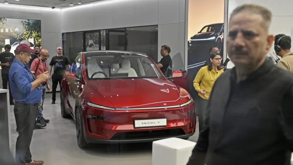 Tesla Model Y na Índia