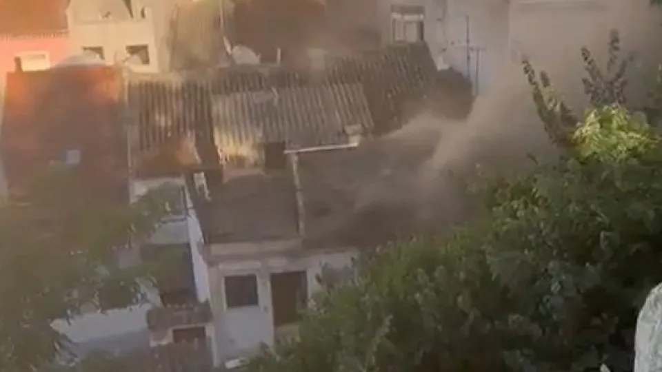 incêndio habitacional, Alhandra