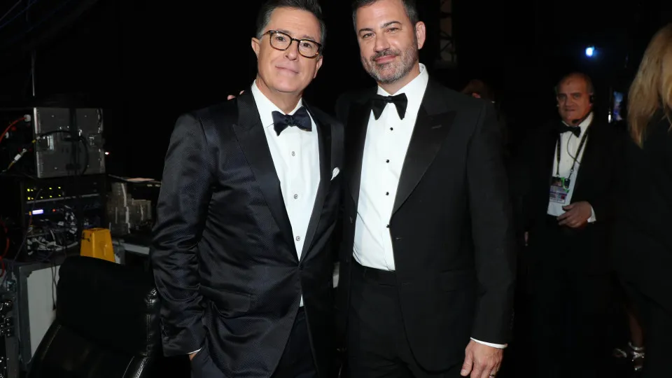 Jimmy Kimmel Stephen Colbert