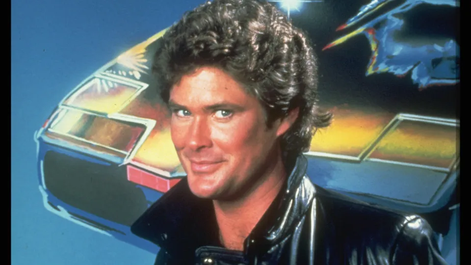 (Original Caption) David Hasselhoff in the TV series K 2000. (Photo by Sunset Boulevard/Corbis via Getty Images)