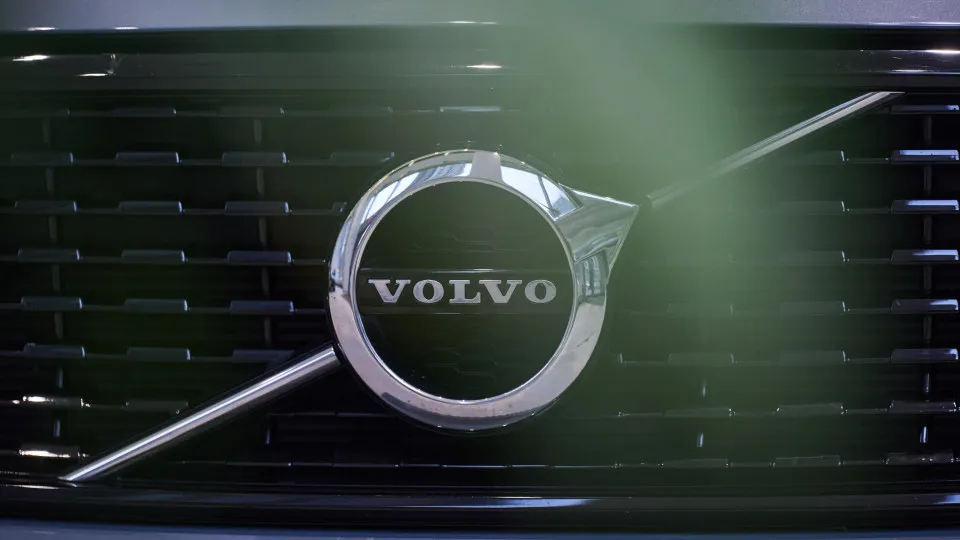 Um logótipo da Volvo.