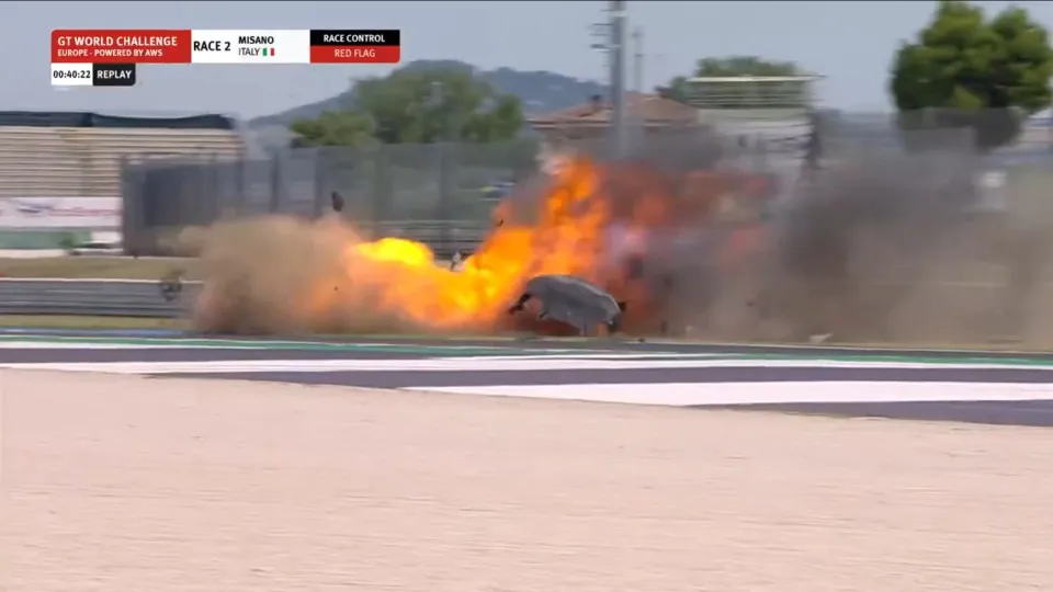 Acidente de Georgi Donczew em Misano.