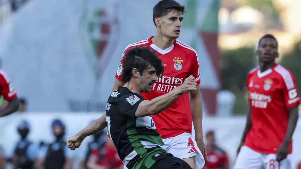 LISBON, PORTUGAL - MAY 25: Francisco Trincao of Sporting CP scores Sporting CP third goal during the Portuguese Cup final match between SL Benfica and Sporting CP at Estadio Nacional do Jamor on May 25, 2025 in Lisbon, Portugal. (Photo by Carlos Rodrigues