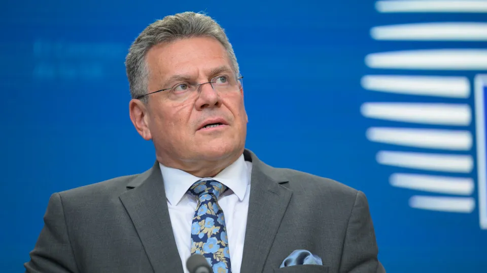 comissário europeu do Comércio, Maros Sefcovic