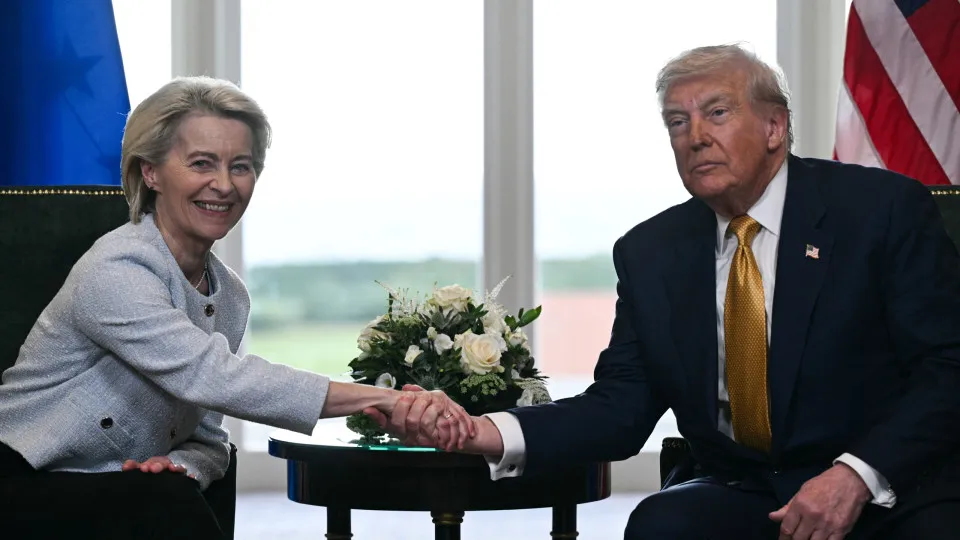 Donald Trump e Ursula von der Leyen