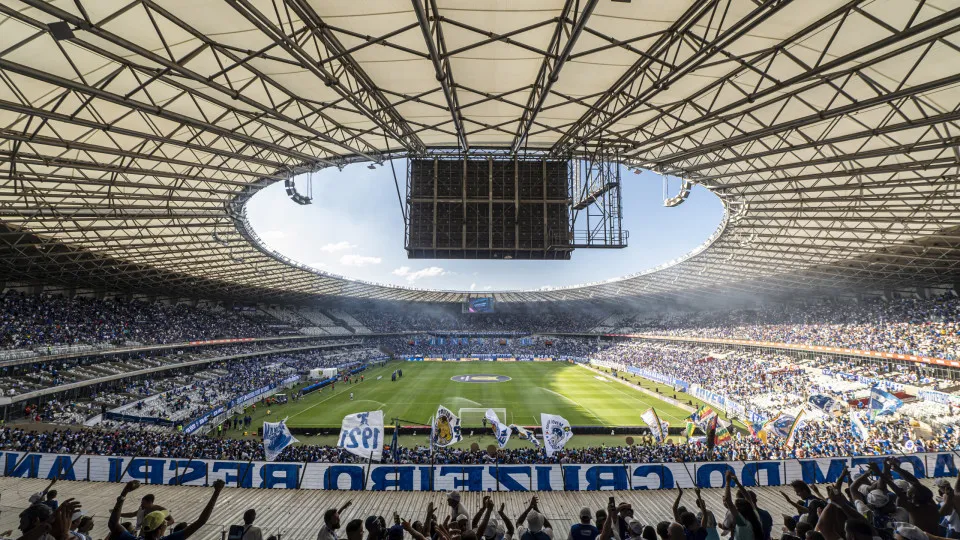 BELO HORIZONTE, BRAZIL - JULY 27: General view of stadium before a match between Cruzeiro and Ceara as part of Brasileirao 2025 at Mineirão Stadium on July 27, 2025 in Belo Horizonte, Brazil. (Photo by Pedro Vilela/Getty Images)