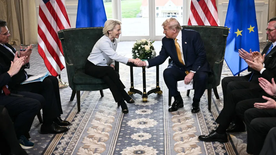 donald trump, Ursula von der Leyen