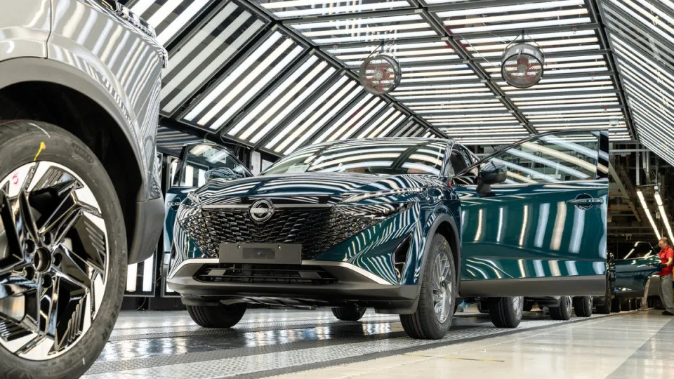 Novo Nissan Qashqai na fábrica