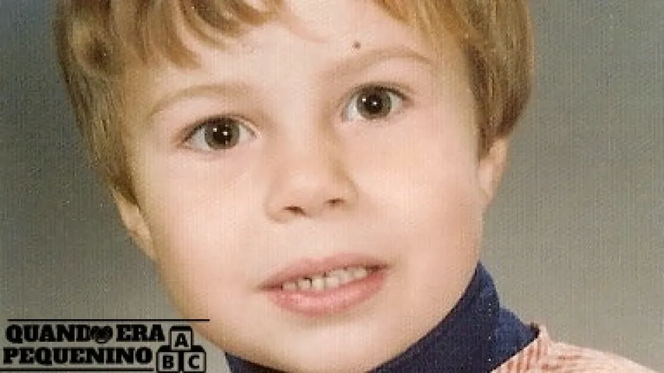 Quando era pequenino: "Parti os meus dentes da frente"