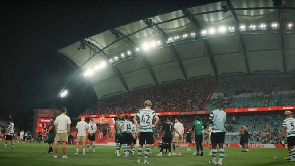 Sporting perdeu Supertaça para o Benfica e divulgou estas imagens