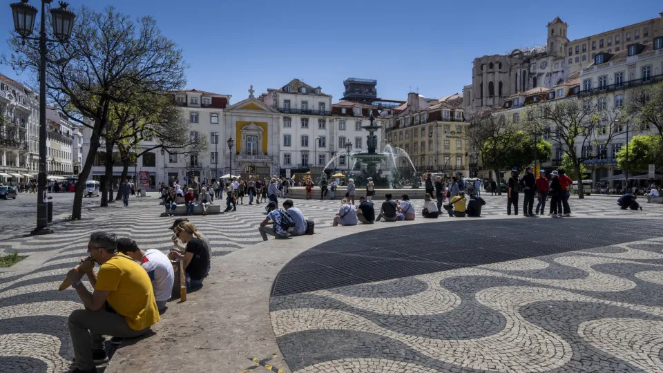 Praça do Rossio ; Lisboa ; Portugal ; Baixa