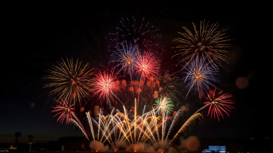 fogos de artifício