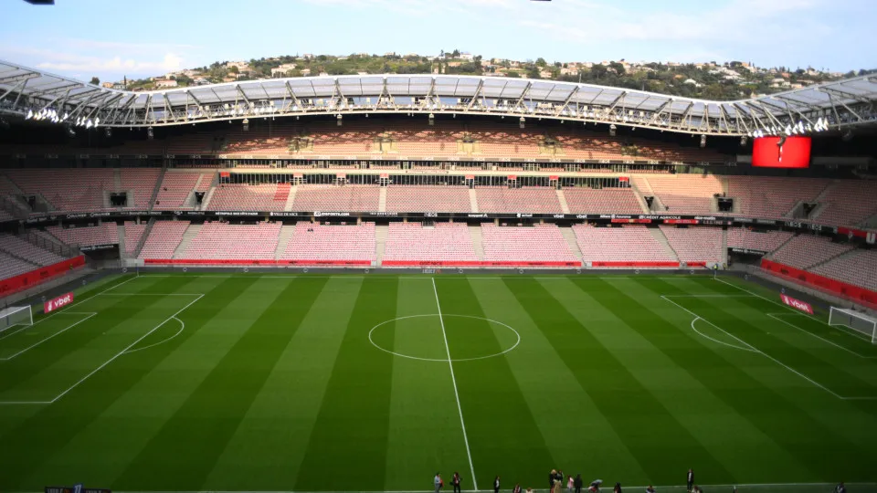 NICE, FRANCE - APRIL 4: General view before the Ligue 1 match between OGC Nice and FC Nantes at Allianz Riviera Stadium on April 4, 2025 in Nice, France. (Photo by Neal Simpson/Sportsphoto/Allstar via Getty Images)