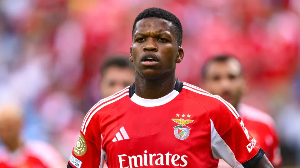CHARLOTTE, NORTH CAROLINA - JUNE 28: Florentino Luís of SL Benfica looks on during the FIFA Club World Cup 2025 round of 16 match between SL Benfica and Chelsea FC at Bank of America Stadium on June 28, 2025 in Charlotte, North Carolina. (Photo by Marcio 