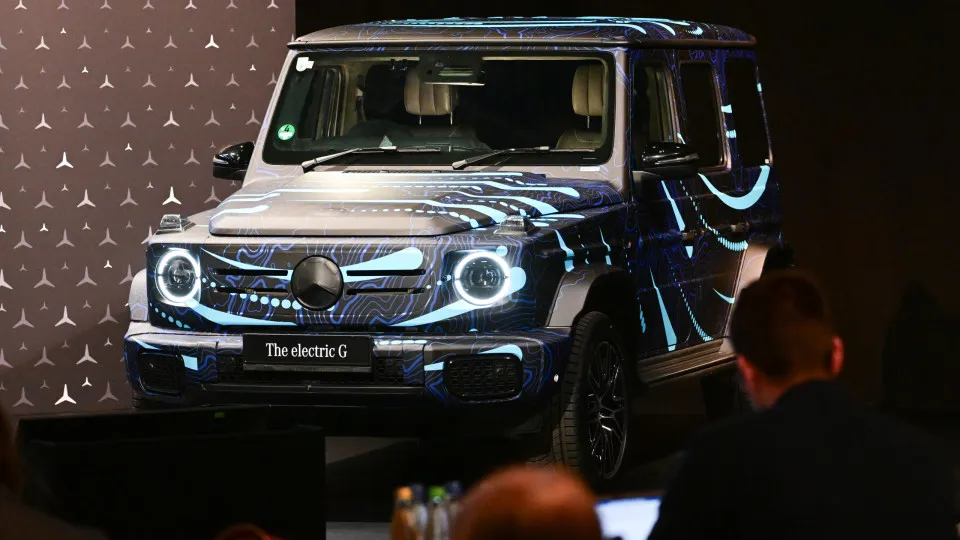 Mercedes Classe G, em Estugarda.