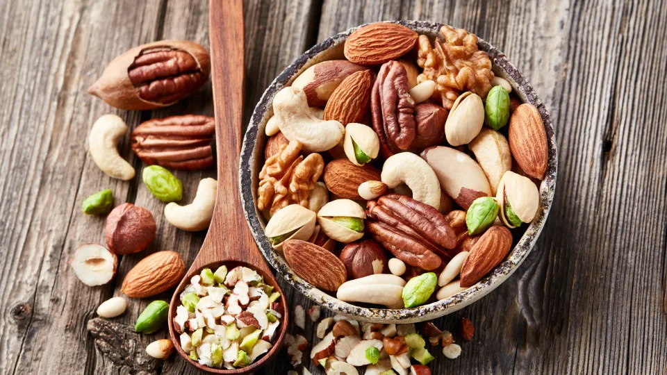 Frutos secos e sementes