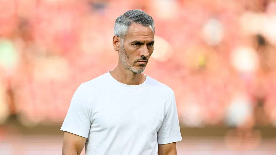 Carlos Vicens participates in the match between CFR 1907 Cluj and S.C Braga at the Dr Constantin Radulescu Stadium in Cluj-Napoca, Romania, on August 7, 2025 (Photo by Flaviu Buboi/NurPhoto via Getty Images).